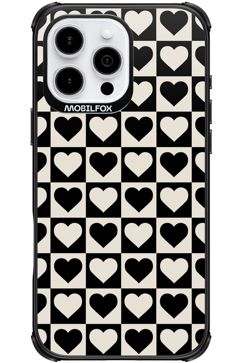 Checkered Heart - Apple iPhone 16 Pro Max