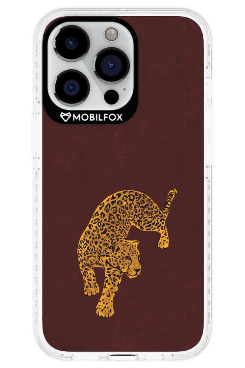 Burgundy Leopard - Apple iPhone 13 Pro