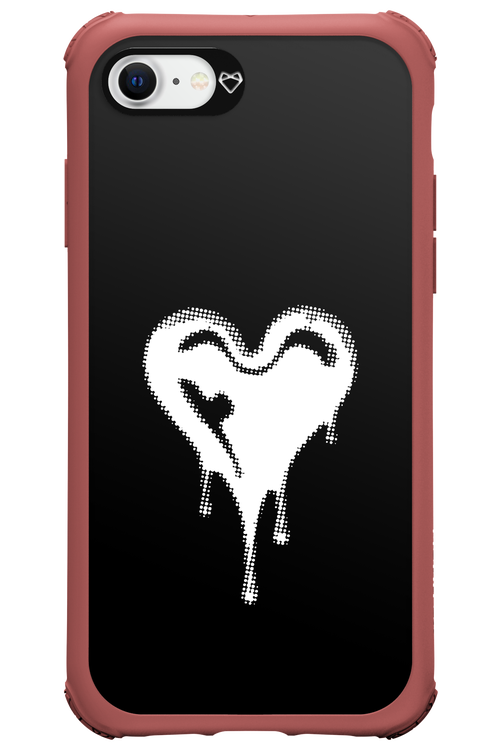 Heart Black - Apple iPhone 7