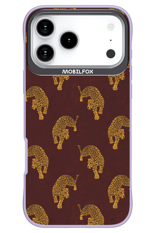 Burgundy Leopard Pattern - Apple iPhone 17 Pro Max