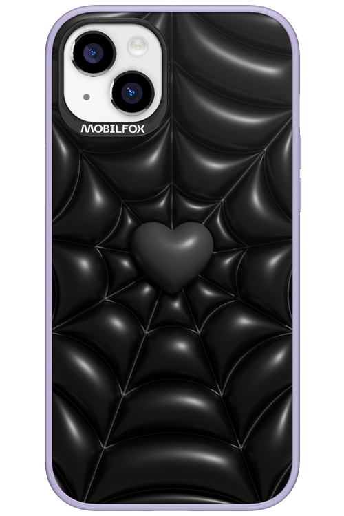 Black Spider Heart - Apple iPhone 15 Plus