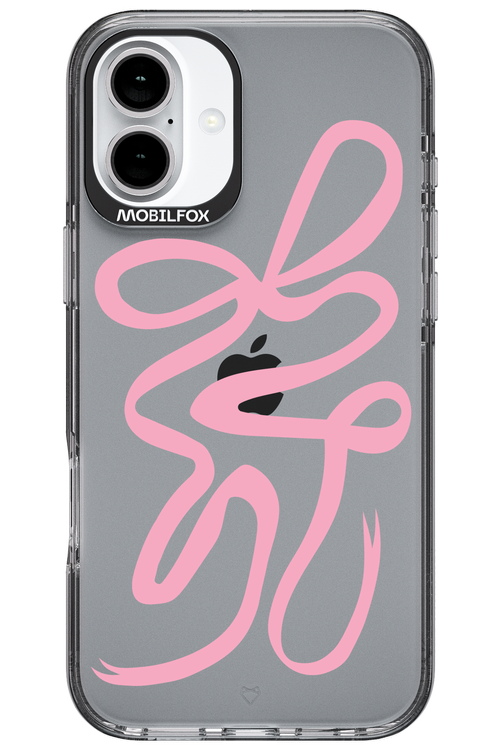Pink Bow - Apple iPhone 16 Plus