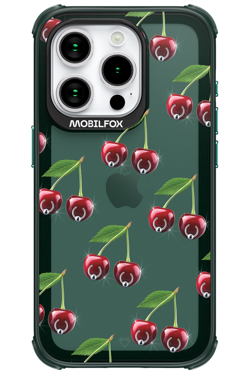 Spicy Cherries Transparent - Apple iPhone 15 Pro