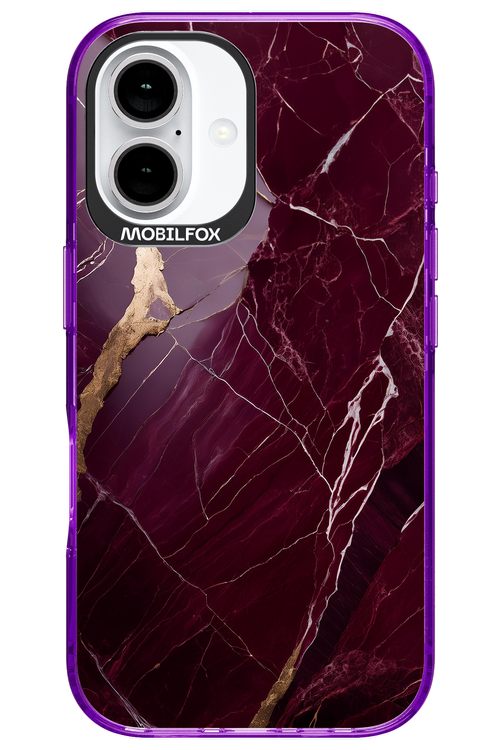 Burgundy Marble 2.0 - Apple iPhone 16