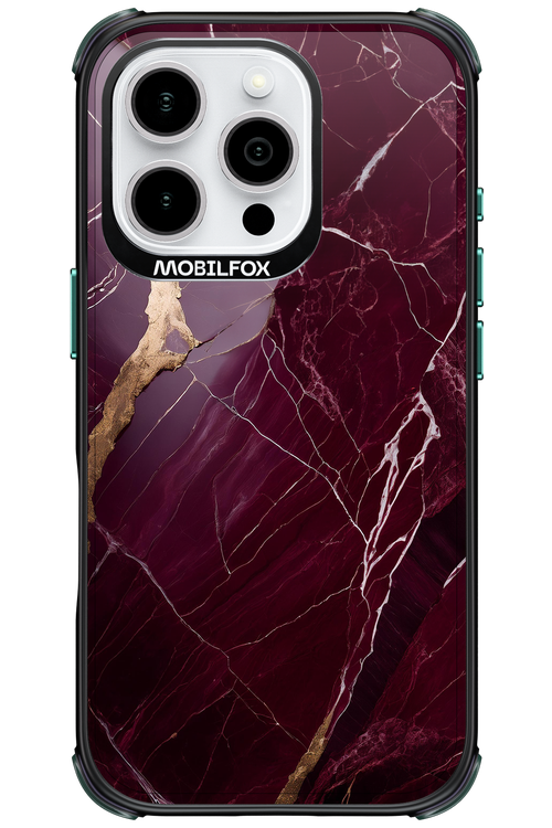 Burgundy Marble 2.0 - Apple iPhone 16 Pro