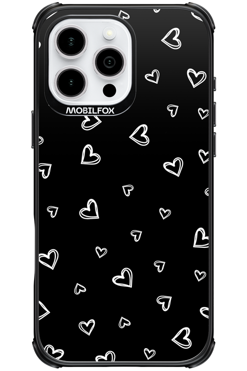 Monochrome Hearts 2.0 - Apple iPhone 16 Pro Max