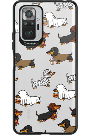 Scary Dachshund (Transparent) - Xiaomi Redmi Note 10 Pro
