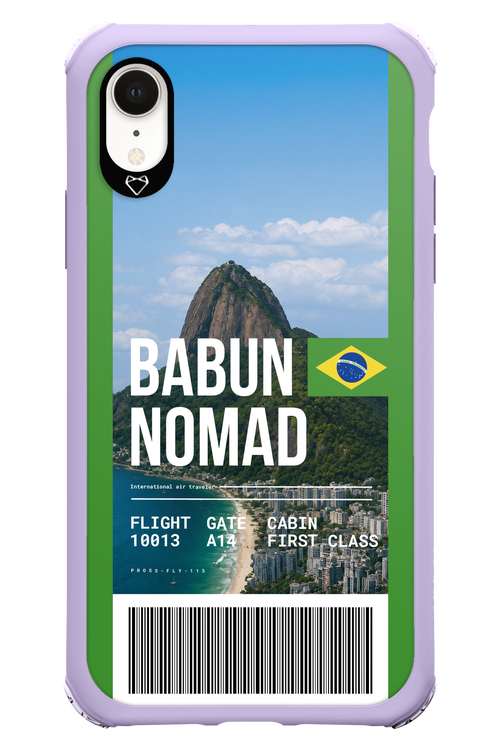 BABUN NOMAD (fly ticket) 2.0 - Apple iPhone XR