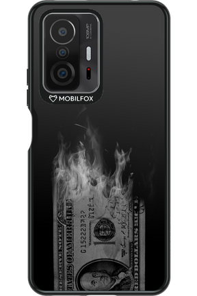 Money Burn B&W - Xiaomi Mi 11T