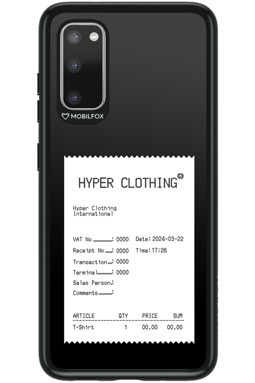 HYPER RECEIPT - Samsung Galaxy S20