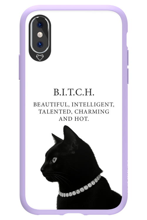 B. i. t. c. h. 2.0 - Apple iPhone X