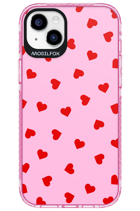 Sprinkle Heart Pink - Apple iPhone 14 Plus