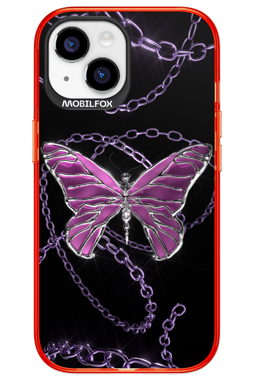 Butterfly Necklace - Apple iPhone 15