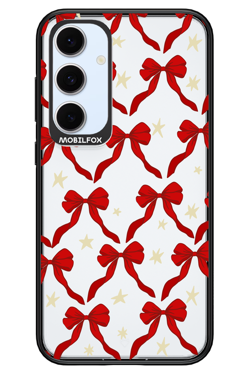 Bow & Stars (Transparent) - Samsung S24 FE