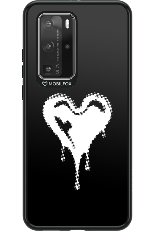 Heart Black - Huawei P40 Pro