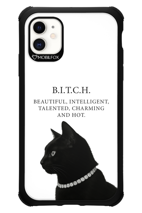 B. i. t. c. h. - Apple iPhone 11