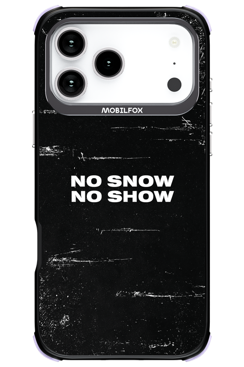No snow, no show - Apple iPhone 17 Pro Max