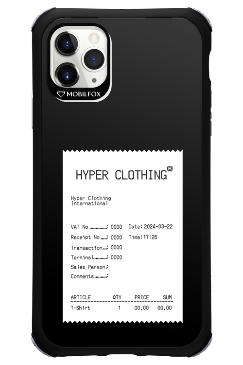 HYPER RECEIPT - Apple iPhone 11 Pro Max