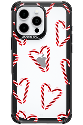 Candy Cane Hearts - Apple iPhone 16 Pro Max