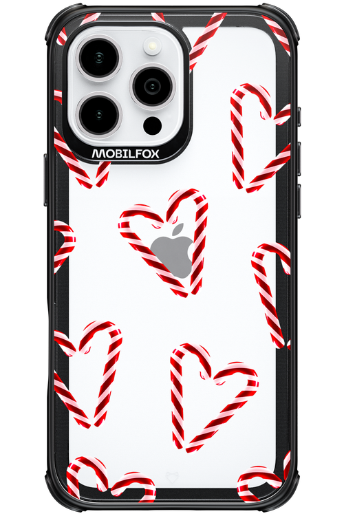 Candy Cane Hearts - Apple iPhone 16 Pro Max