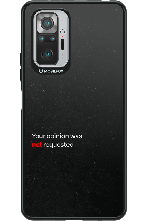 Not Requested 2.0 - Xiaomi Redmi Note 10 Pro
