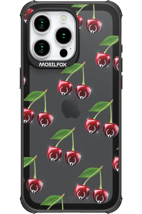 Spicy Cherries Transparent - Apple iPhone 15 Pro Max