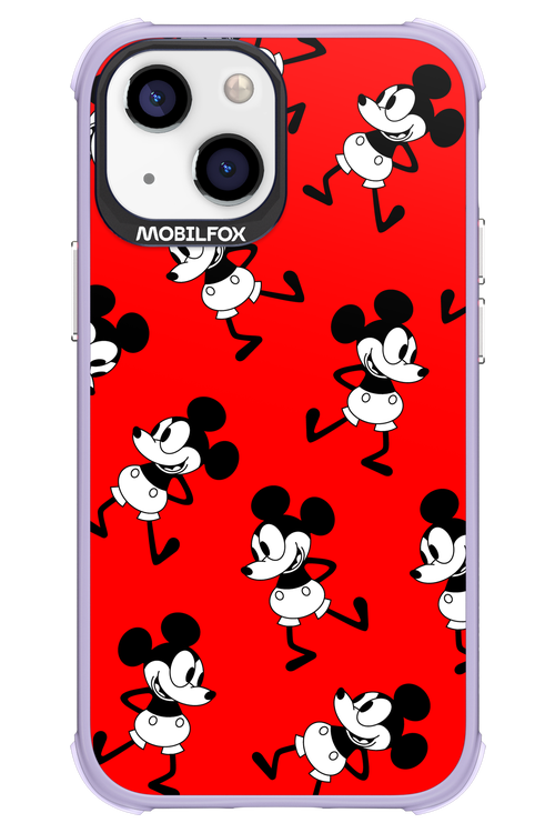 Iconic Mouse (red pattern) - Apple iPhone 13 Mini