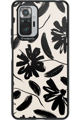 Monochrome Flowerss - Xiaomi Redmi Note 10 Pro