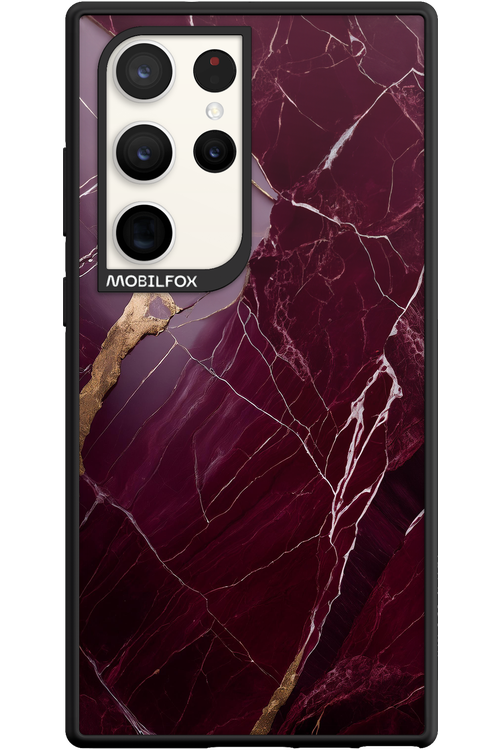 Burgundy Marble - Samsung Galaxy S23 Ultra