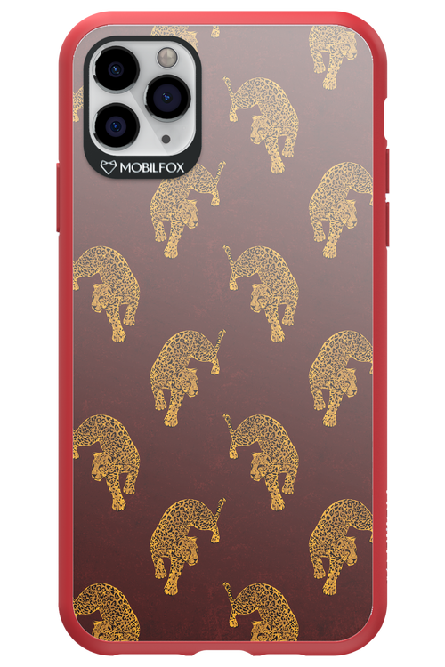Burgundy Leopard Pattern - Apple iPhone 11 Pro Max
