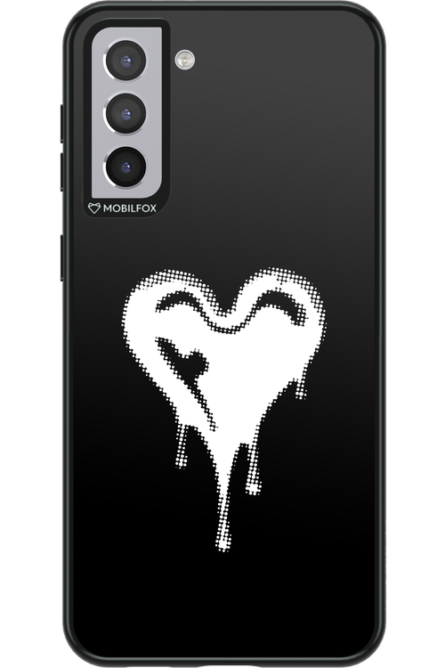 Heart Black - Samsung Galaxy S21+