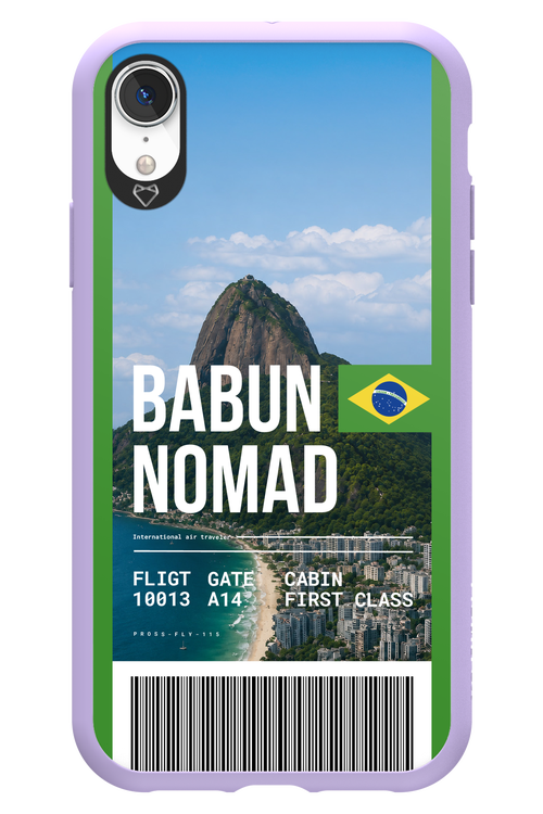 BABUN NOMAD (fly ticket) 2.0 - Apple iPhone XR