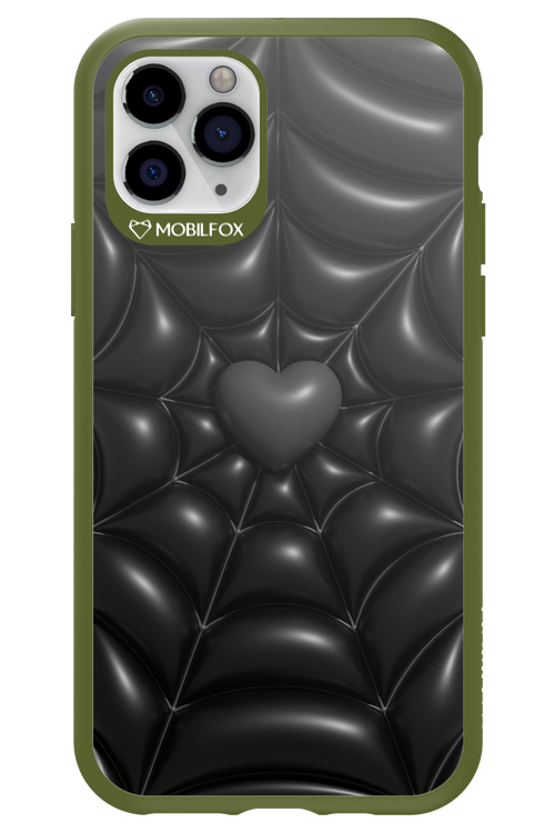 Black Spider Heart - Apple iPhone 11 Pro