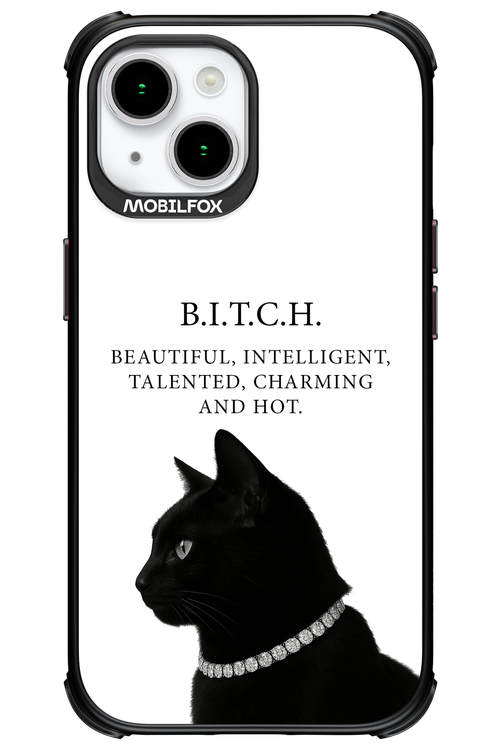 B. i. t. c. h. - Apple iPhone 15