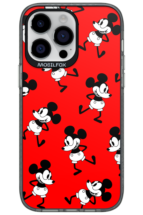 Iconic Mouse (red pattern) - Apple iPhone 14 Pro Max