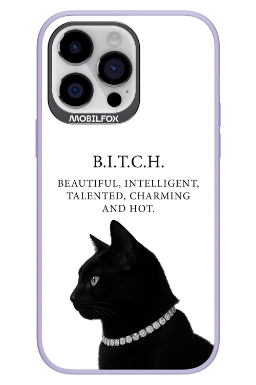 B. i. t. c. h. - Apple iPhone 14 Pro Max