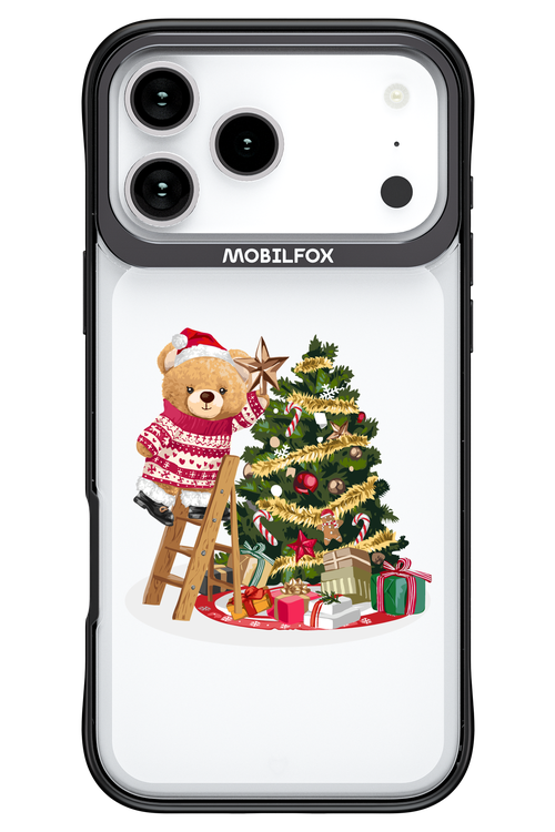 Christmas Bear (Transparent) - Apple iPhone 17 Pro Max