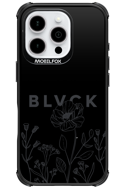 Black Flowers - Apple iPhone 16 Pro