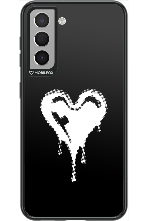 Heart Black - Samsung Galaxy S21