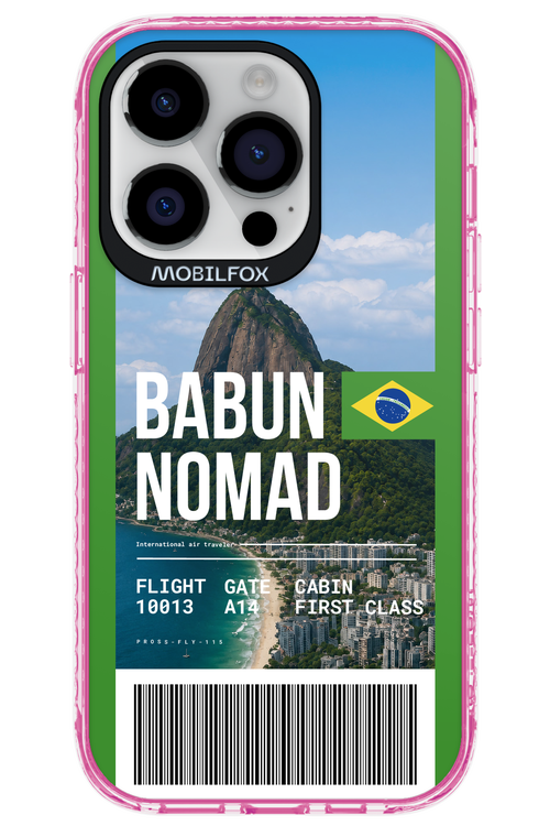 BABUN NOMAD (fly ticket) 2.0 - Apple iPhone 14 Pro