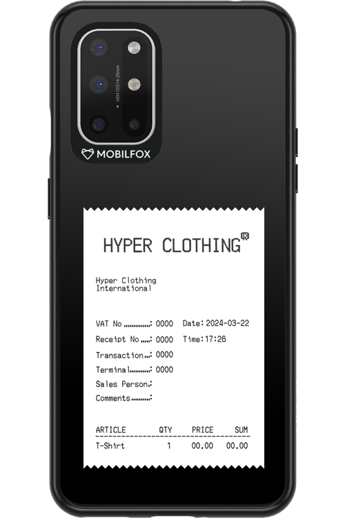 HYPER RECEIPT - OnePlus 8T