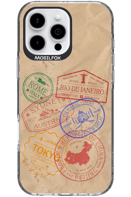 Travel Stamps 2.0 - Apple iPhone 16 Pro Max