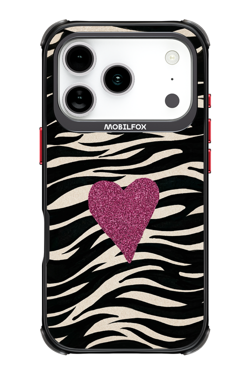 Zebra Heart 2.0 - Apple iPhone 17 Pro