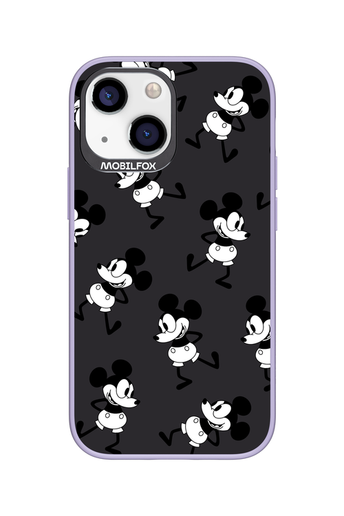 Iconic Mouse (antracite pattern) - Apple iPhone 13 Mini