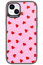 Sprinkle Heart Pink - Apple iPhone 14 Plus