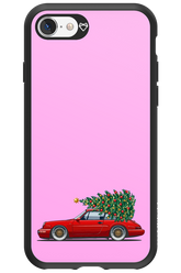 XMAS Car Pink - Apple iPhone SE 2022