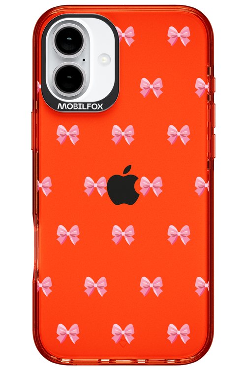 Pinky Bow - Apple iPhone 16 Plus