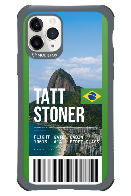 TATT STONER (fly ticket) 2.0 - Apple iPhone 11 Pro