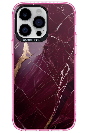 Burgundy Marble - Apple iPhone 14 Pro Max