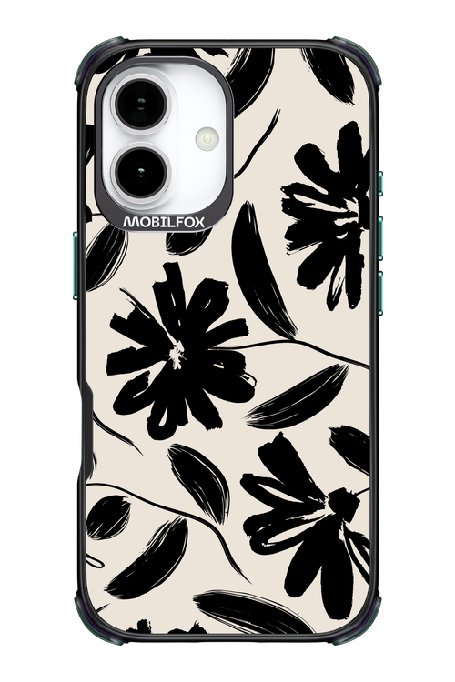 Monochrome Flowerss - Apple iPhone 17